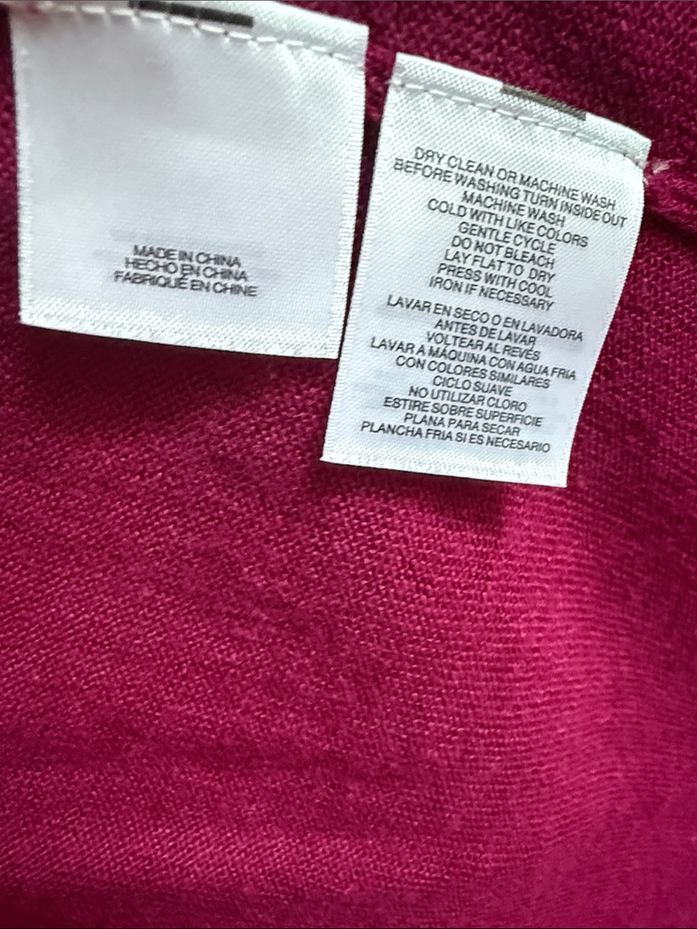 Kasper Open-Front Cardigan in Berry Pink - Picture 3 of 11